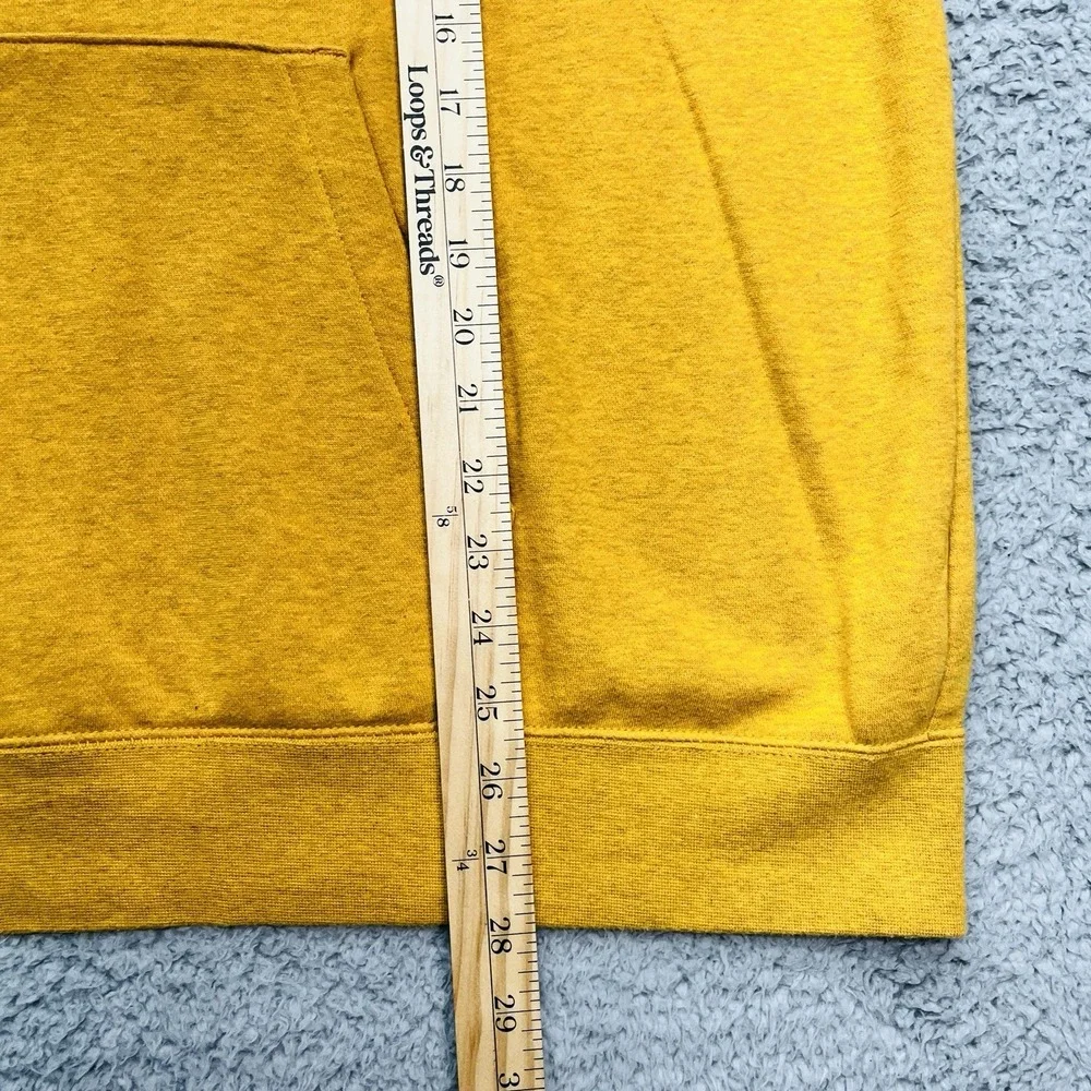 Nike Essential‎ Mustard Heather Fleece Hoodie Womens 2X Gold Pullover Streetwear